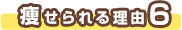 痩せられる理由6